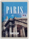 Blechschild 40x30 cm Paris France Urlaub Grand palais Frankreich Bildmotiv Reisemotiv Abenteuer Reisen Europa
