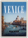 Blechschild 40x30 cm Venice Italy Kathedrale Bildmotiv Reisemotiv Abenteuer Reisen Straße Stadt Urlaub