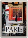 Blechschild 40x30 cm Paris France Urlaub Reisziel Stadt Cafe Bildmotiv Reisemotiv Abenteuer Reisen Europa