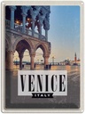 Blechschild 40x30 cm Venice Venedig Urlaub Panorama Poster Bildmotiv Reisemotiv Abenteuer Reisen Straße Stadt