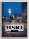 Blechschild 40x30 cm Venice Italien Europa Urlaub Blick auf Nacht Bildmotiv Reisemotiv Abenteuer Reisen