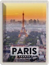 Blechschild 40x30 cm Paris Frankreich Eiffelturm Abenteuer Reisen Straße Stadt Urlaub
