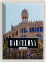 Blechschild 40x30 cm Barcelona Spanien Sargrada Reise Bildmotiv Reisemotiv Abenteuer Reisen Urlaub