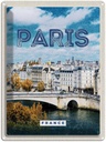 Blechschild 40x30 cm Paris Frankreich Urlaub Trip Stadt Vintage Bildmotiv Reisemotiv Abenteuer Reisen Europa