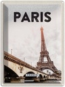 Blechschild 40x30 cm Paris Frankreich Eiffelturm Tourismus Bildmotiv Reisemotiv Abenteuer Reisen Europa Urlaub