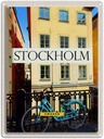 Blechschild 40x30 cm Stockholm Schweden Gebäude Reise Bildmotiv Reisemotiv Abenteuer Reisen Europa Urlaub