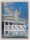 Blechschild 40x30 cm Wien Österreich Urlaub Pallas Athene Reise Bildmotiv Reisemotiv Abenteuer Reisen Europa