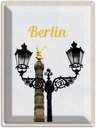 Blechschild 40x30 cm Berlin Deutschland Siegessäule Reise Bildmotiv Reisemotiv Abenteuer Reisen Urlaub