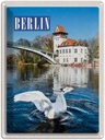 Blechschild 40x30 cm Berlin Deutschland Spree Fluss Bildmotiv Reisemotiv Abenteuer Reisen Urlaub