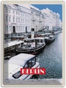 Blechschild 40x30 cm Berlin Deutschland Urlaub BRD Bild Bildmotiv Reisemotiv Abenteuer Reisen Straße Stadt