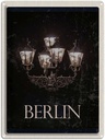 Blechschild 40x30 cm Berlin Deutschland schwarz weiß Bildmotiv Reisemotiv Abenteuer Reisen Urlaub