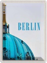 Blechschild 40x30 cm Berlin Deutschland Kirche Bildmotiv Reisemotiv Abenteuer Reisen Straße Stadt Urlaub