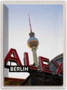 Blechschild 40x30 cm Berlin Deutschland Alexanderplatz Bildmotiv Reisemotiv Abenteuer Reisen Urlaub