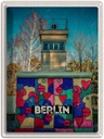 Blechschild 40x30 cm Berlin Deutschland Bunt Gemälde Bildmotiv Reisemotiv Abenteuer Reisen Urlaub