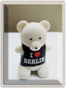 Blechschild 40x30 cm Berlin Deutschland Eisbär Knut Bildmotiv Reisemotiv Abenteuer Reisen Urlaub