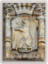 Blechschild 40x30 cm Berlin Deutschland Wappen Skulptur Bildmotiv Reisemotiv Abenteuer Reisen Urlaub