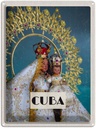 Blechschild 40x30 cm Cuba Karibik Königin als Statue Bildmotiv Reisemotiv Abenteuer Reisen Urlaub