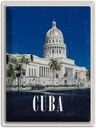Blechschild 40x30 cm Cuba Karibik Gemälde Sehenswürdigkeit Bildmotiv Reisemotiv Abenteuer Reisen Urlaub