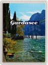 Blechschild 40x30 cm Gardasee Italien Natur Sonne Bildmotiv Reisemotiv Abenteuer Reisen Europa Urlaub