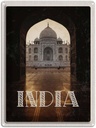 Blechschild 40x30 cm Indien Tempel Hinduismus Neu Delhi Bildmotiv Reisemotiv Abenteuer Reisen Urlaub