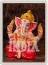 Blechschild 40x30 cm Indien Skulptur Ganesha Gott Hindu Bildmotiv Reisemotiv Abenteuer Reisen Urlaub
