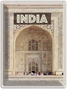 Blechschild 40x30 cm Indien Moschee Eingang Islam Menschen Bildmotiv Reisemotiv Abenteuer Reisen Urlaub