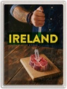 Blechschild 40x30 cm Irland irländisches Urlaub Hereford Steak Bildmotiv Reisemotiv Essen Trinken Abenteuer Reisen
