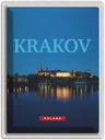 Blechschild 40x30 cm Krakow Polen Stadt Urlaub Nacht Kirsche See Bildmotiv Reisemotiv Abenteuer Reisen Straße
