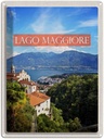Blechschild 40x30 cm Lago maggiore Urlaub Gebirge Natur Meer Bildmotiv Reisemotiv Abenteuer Reisen Europa
