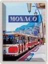 Blechschild 40x30 cm Monaco Frabkreich Urlaub Tour Innenstadt Trip Bildmotiv Reisemotiv Abenteuer Reisen Europa