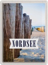 Blechschild 40x30 cm Nordsee Deutschland Urlaub ebbe und flut Bildmotiv Reisemotiv Abenteuer Reisen Europa