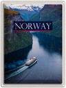 Blechschild 40x30 cm Norwegen Kreuzfahrt Urlaub Reise Meer Gebirge Bildmotiv Reisemotiv Abenteuer Reisen Europa