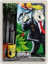 Blechschild 40x30 cm Berlin Graffiti Urlaub Donald Trump Street Art Bildmotiv Reisemotiv Abenteuer Reisen