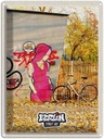 Blechschild 40x30 cm Berlin Street Urlaub Art Kunst Gemälde rosa Bildmotiv Reisemotiv Abenteuer Reisen