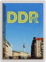 Blechschild 40x30 cm Berlin Deutschland Fernsehrturm DDR Bildmotiv Reisemotiv Abenteuer Reisen Urlaub