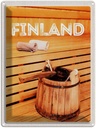 Blechschild 40x30 cm Dänemark Sauna Erholung Saunazubehör Bildmotiv Reisemotiv Abenteuer Reisen Europa Urlaub