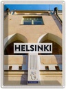 Blechschild 40x30 cm Helsinki Finnland Gebäude Bildmotiv Reisemotiv Abenteuer Reisen Straße Stadt Urlaub