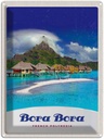 Blechschild 40x30 cm Bora Urlaub InselSonne Strand Bildmotiv Reisemotiv Abenteuer Reisen Straße Stadt