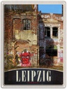 Blechschild 40x30 cm Leipzig Deutschland Gebäude Graffiti Bildmotiv Reisemotiv Abenteuer Reisen Europa Urlaub