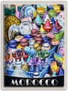 Blechschild 40x30 cm Marokko Arfika Kultur Orientalisch Bildmotiv Reisemotiv Abenteuer Reisen Urlaub