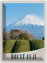 Blechschild 40x30 cm Mont Fuji Urlaub Japan Asien Gebirge Natur Bildmotiv Reisemotiv Abenteuer Reisen