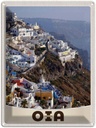 Blechschild 40x30 cm Oia Greece Urlaub Griechenland Europa Insel Bildmotiv Reisemotiv Abenteuer Reisen