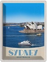 Blechschild 40x30 cm Sydney Australien Meer Schiff Yacht Bildmotiv Reisemotiv Abenteuer Reisen Urlaub