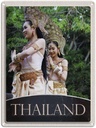 Blechschild 40x30 cm Thailand Tropen Natur Frau Religion Bildmotiv Reisemotiv Abenteuer Reisen Urlaub