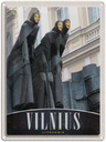 Blechschild 40x30 cm Vilnius Litauen Skulptur Europa Bildmotiv Reisemotiv Abenteuer Reisen Urlaub