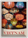 Blechschild 40x30 cm Vietnam Asien bunte Laterne Kultur Bildmotiv Reisemotiv Abenteuer Reisen Urlaub