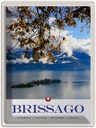 Blechschild 40x30 cm Brissago Schweiz Natur Wald Bildmotiv Reisemotiv Abenteuer Reisen Europa Urlaub