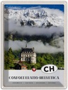 Blechschild 40x30 cm Confoederatio Helvetica Schloss Natur Bildmotiv Reisemotiv Abenteuer Reisen Europa Urlaub