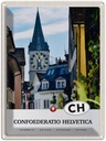 Blechschild 40x30 cm Confoederatio Helvetica Stadt Bildmotiv Reisemotiv Abenteuer Reisen Straße Urlaub