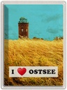 Blechschild 40x30 cm Ostsee Turm Natur WeideHimmel Bildmotiv Reisemotiv Abenteuer Reisen Urlaub